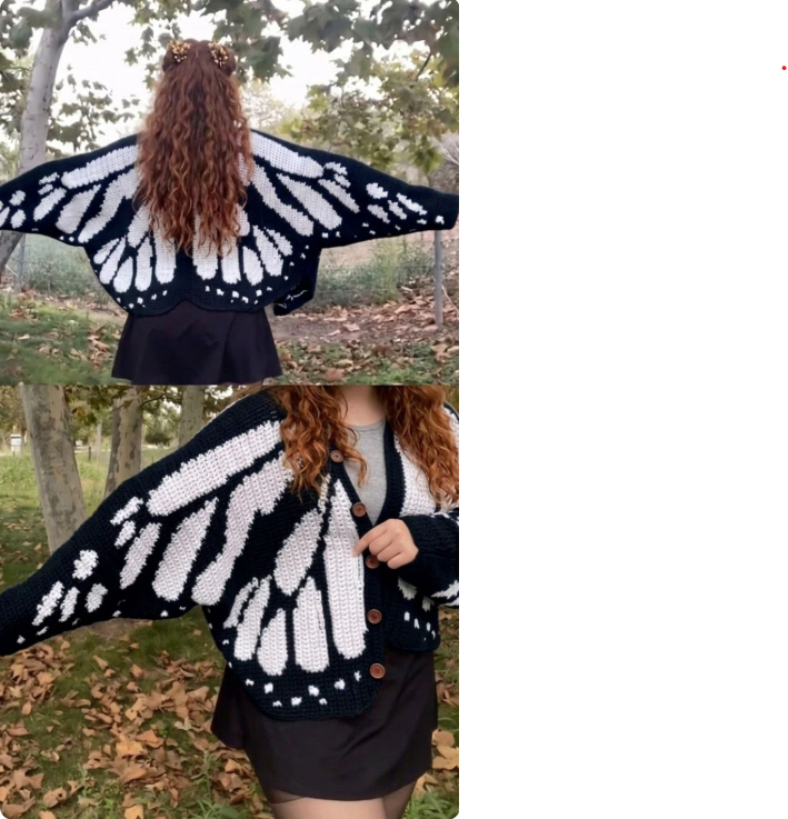 Monarch Butterfly Cardigan