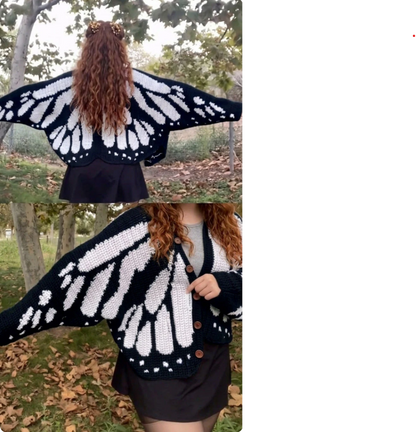 Monarch Butterfly Cardigan