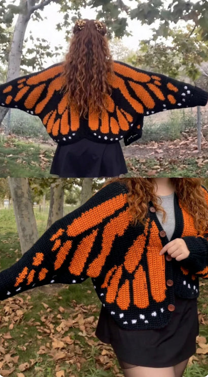 Monarch Butterfly Cardigan